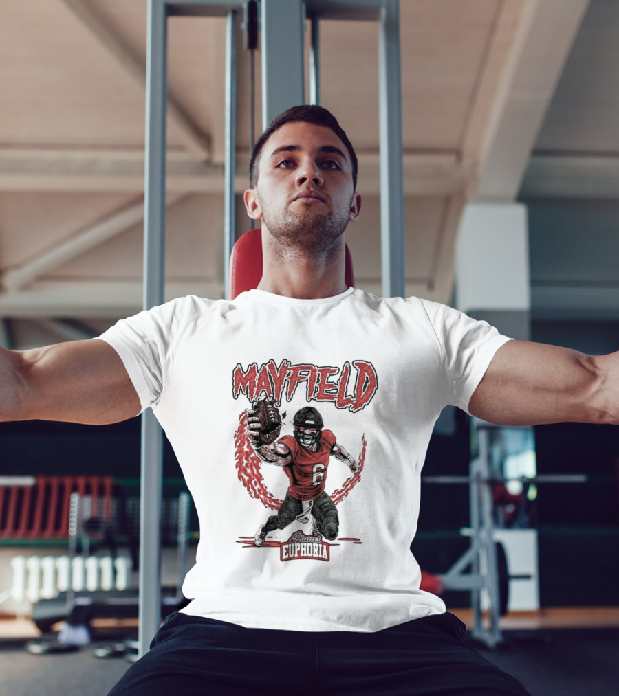 Mayfield Oklahoma Fire Cannon Football T-Shirt