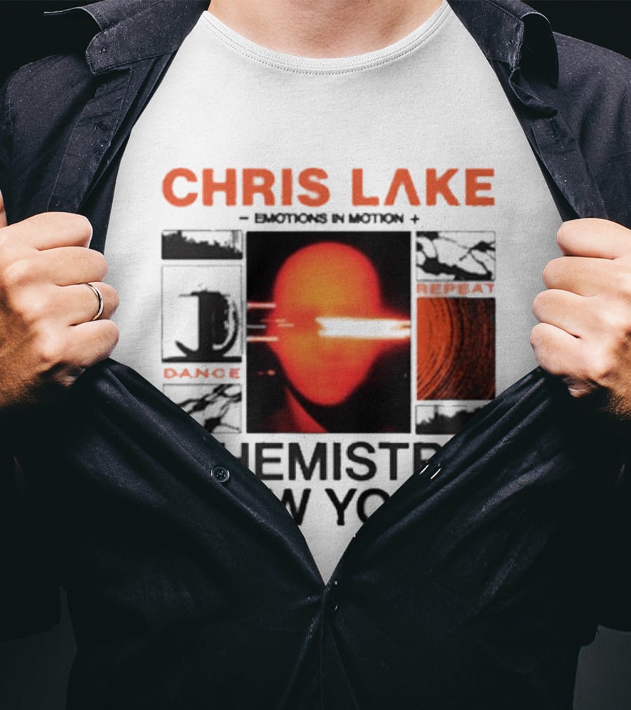 CHRIS LAKE Emotions In Motion Chemistry Dance New York T-Shirt