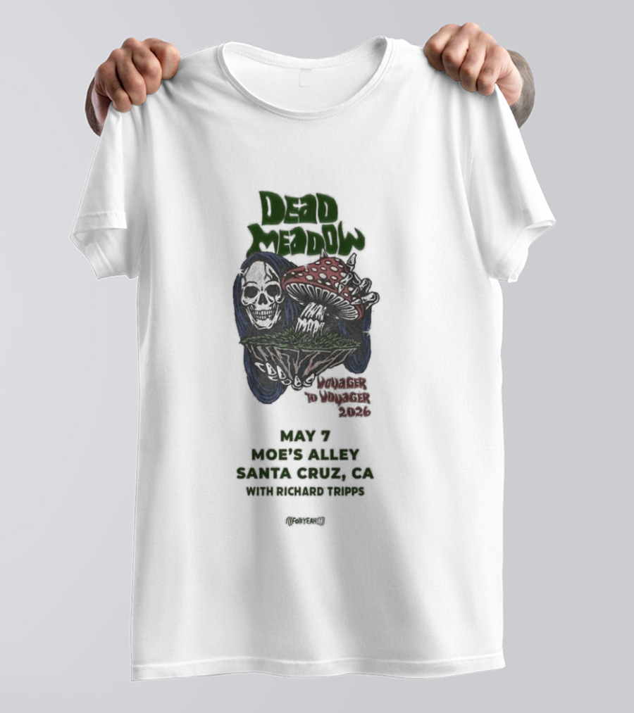 Dead Meadow May 7 2026 Live At Moe's Alley Santa Cruz CA What Tomorrow Brings Tour T-Shirt