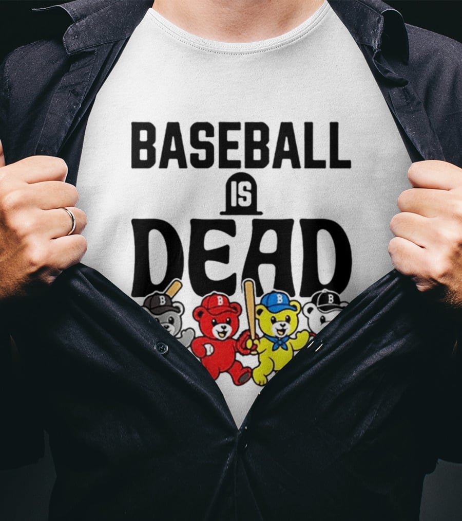 Grateful Dead Baseball Bears Is Dead Night T-Shirt