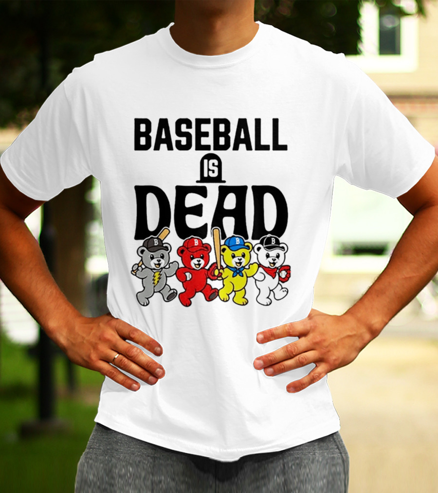 Grateful Dead Baseball Bears Is Dead Night T-Shirt