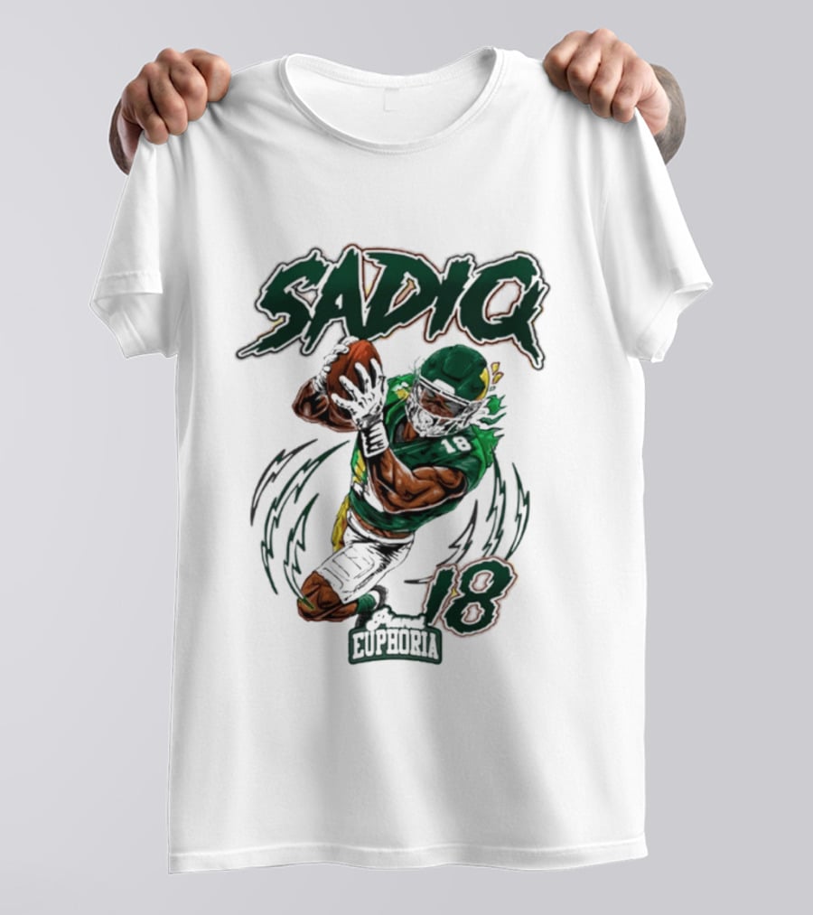 Sadiq Euphoria Football Catch 18 T-Shirt