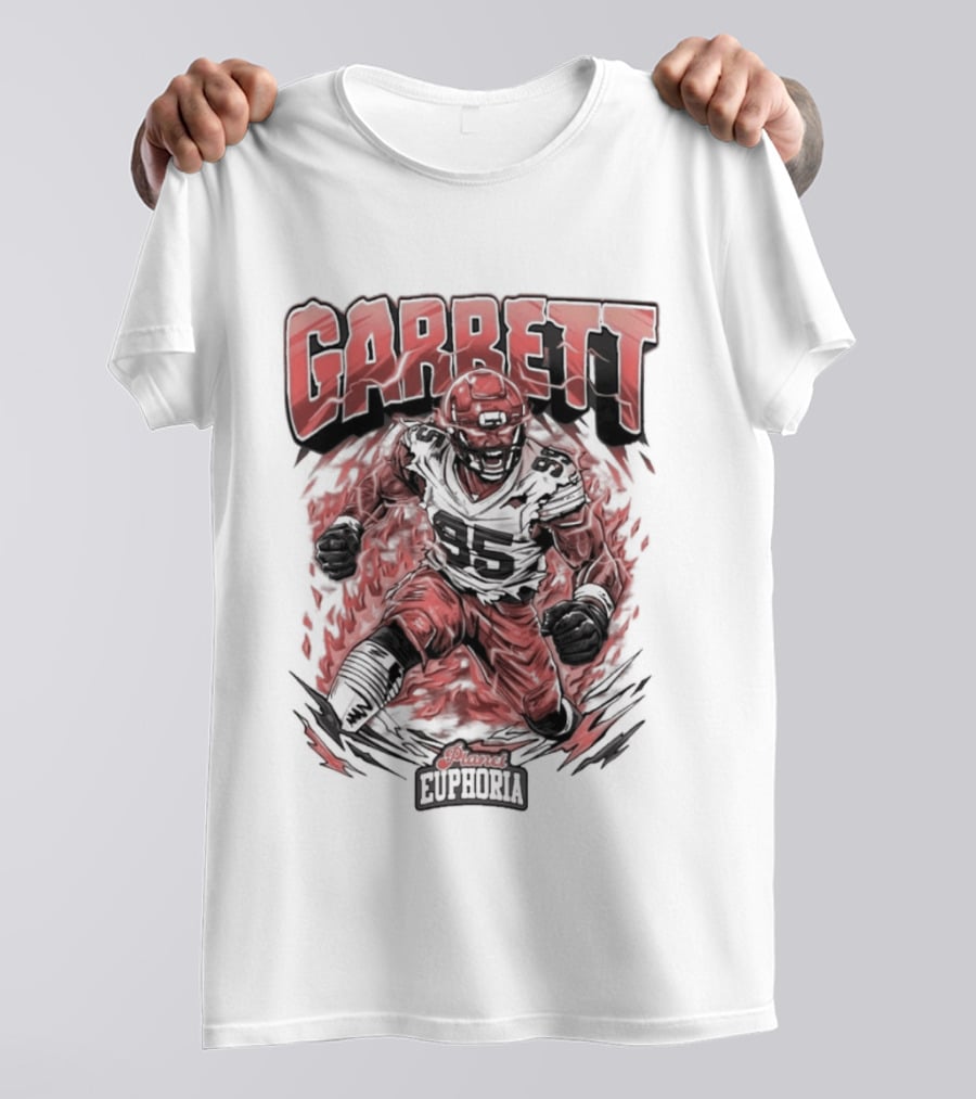 Garrett Inferno Hysteria Fiery Football Warrior T-Shirt