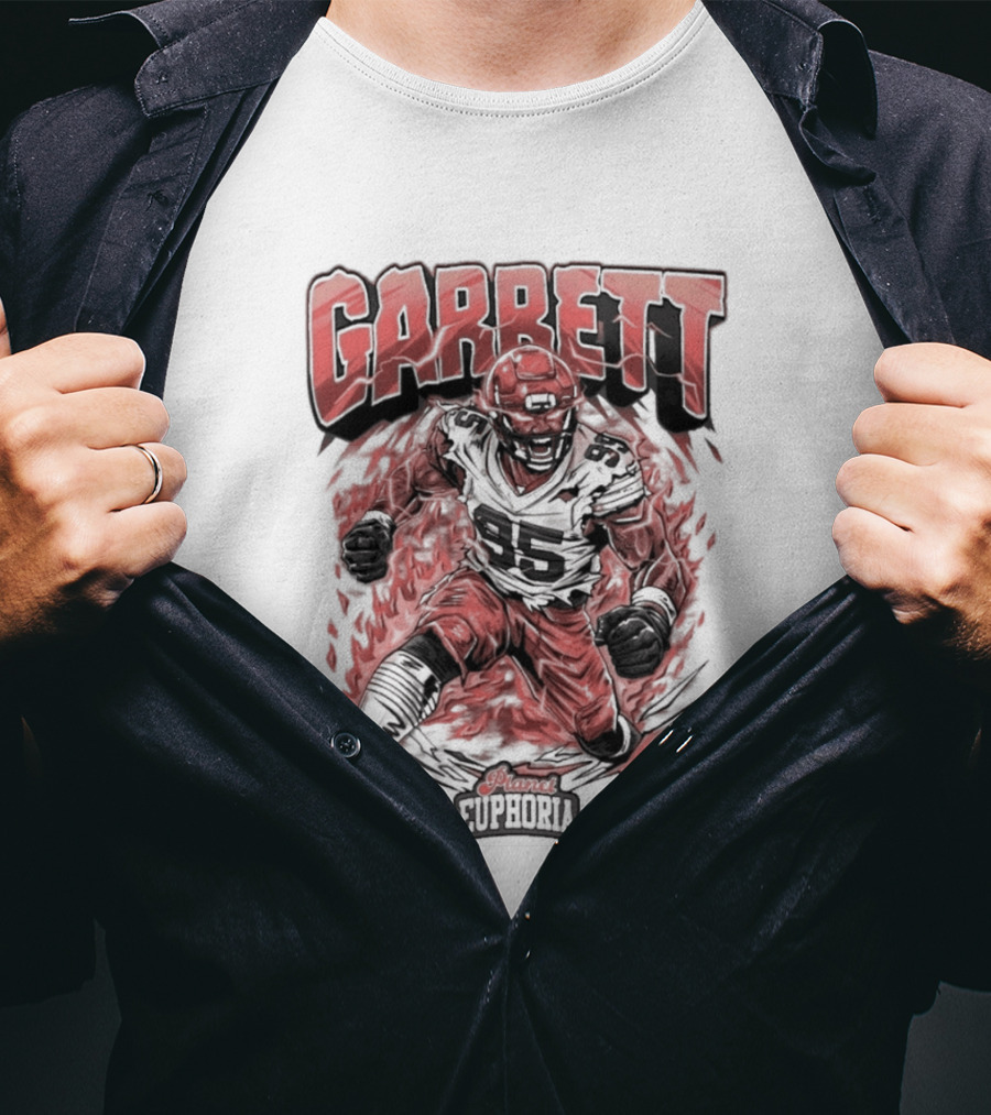 Garrett Inferno Hysteria Fiery Football Warrior T-Shirt