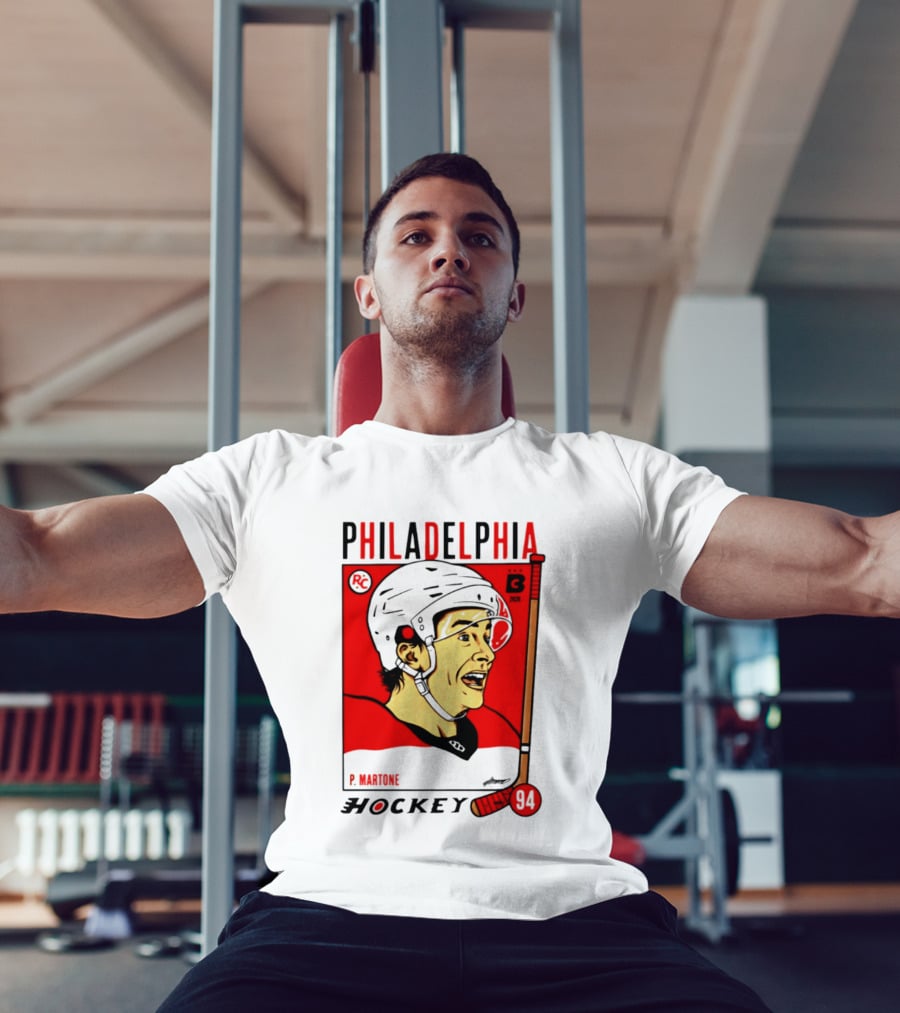 Philadelphia Flyers P Martone 94 Hockey Player T-Shirt