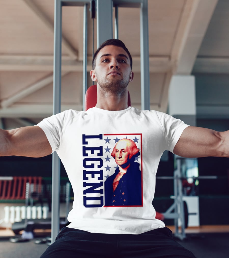 Legend George Washington 250th Anniversary America Freedom T-Shirt