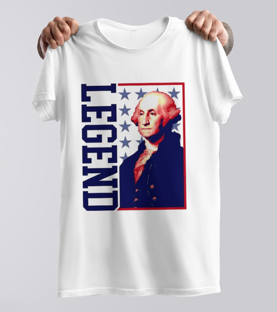 Legend George Washington 250th Anniversary America Freedom T-Shirt