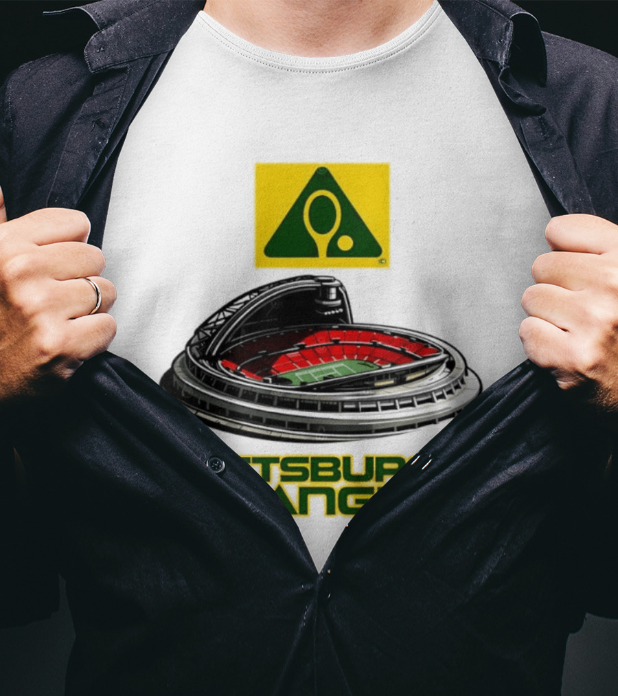 Pittsburgh Triangles Civic Arena Tennis Logo Roof Open T-Shirt