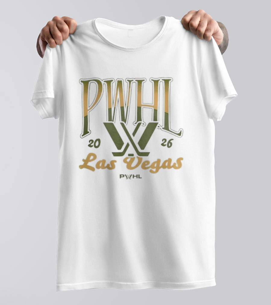 PWHL 2026 Las Vegas Hockey Essentials T-Shirt