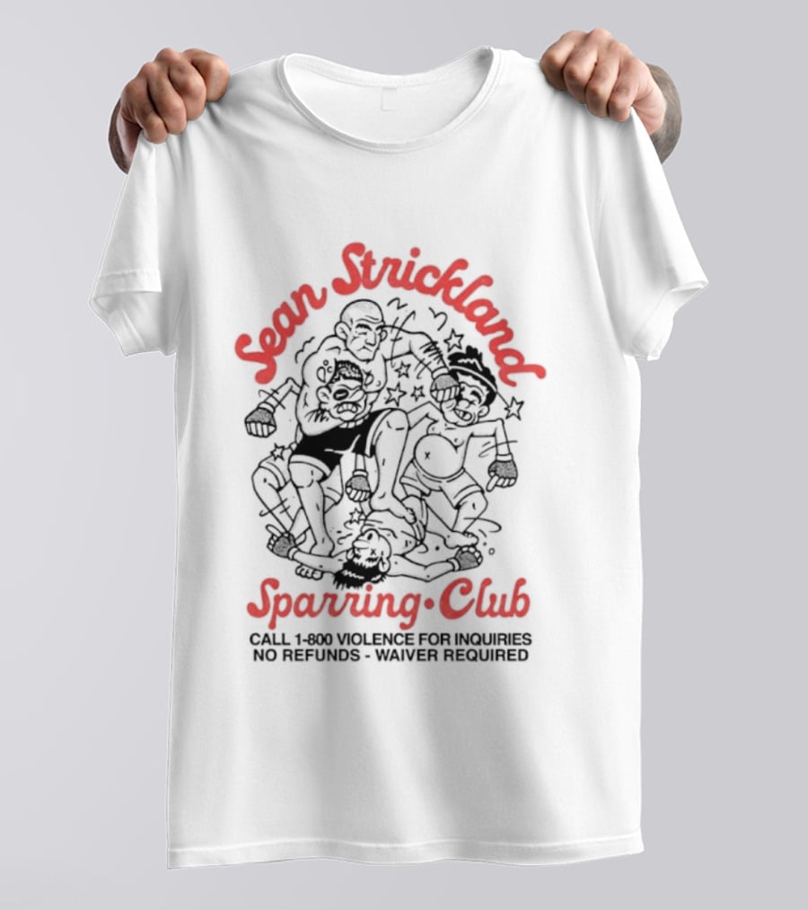 Sean Strickland Sparring Club MMA Fighter T-Shirt