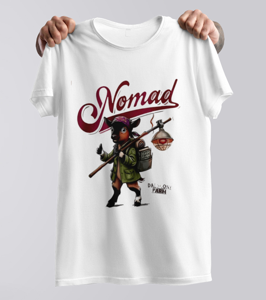 Dalscone Nomad Adventurous Goat Trekker With Lantern T-Shirt