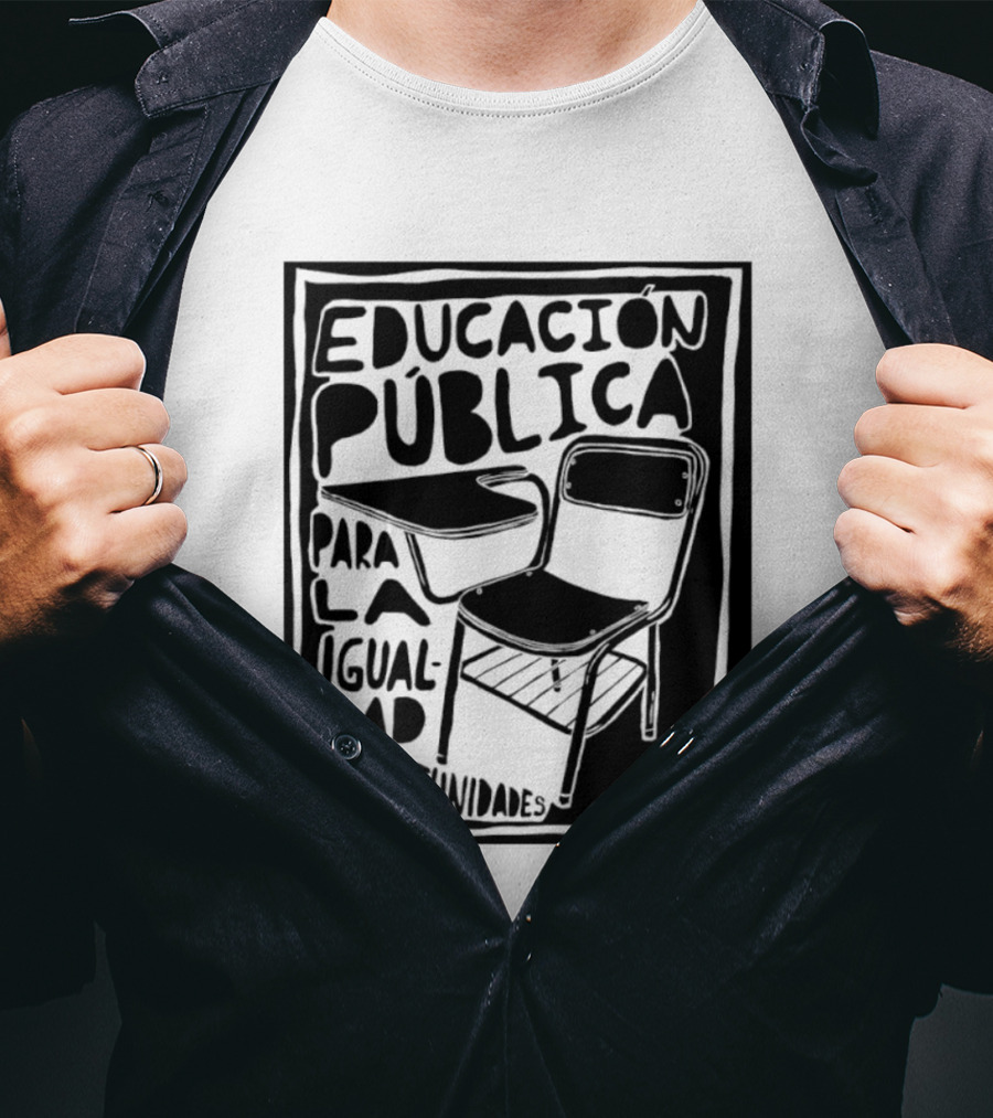 Educación Pública Para La Igualdad De Oportunidades Escolaridad Inclusiva T-Shirt