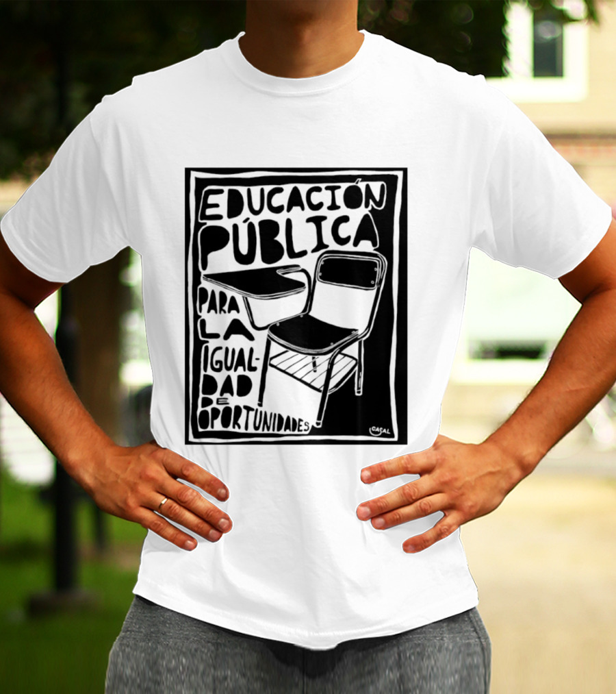 Educación Pública Para La Igualdad De Oportunidades Escolaridad Inclusiva T-Shirt