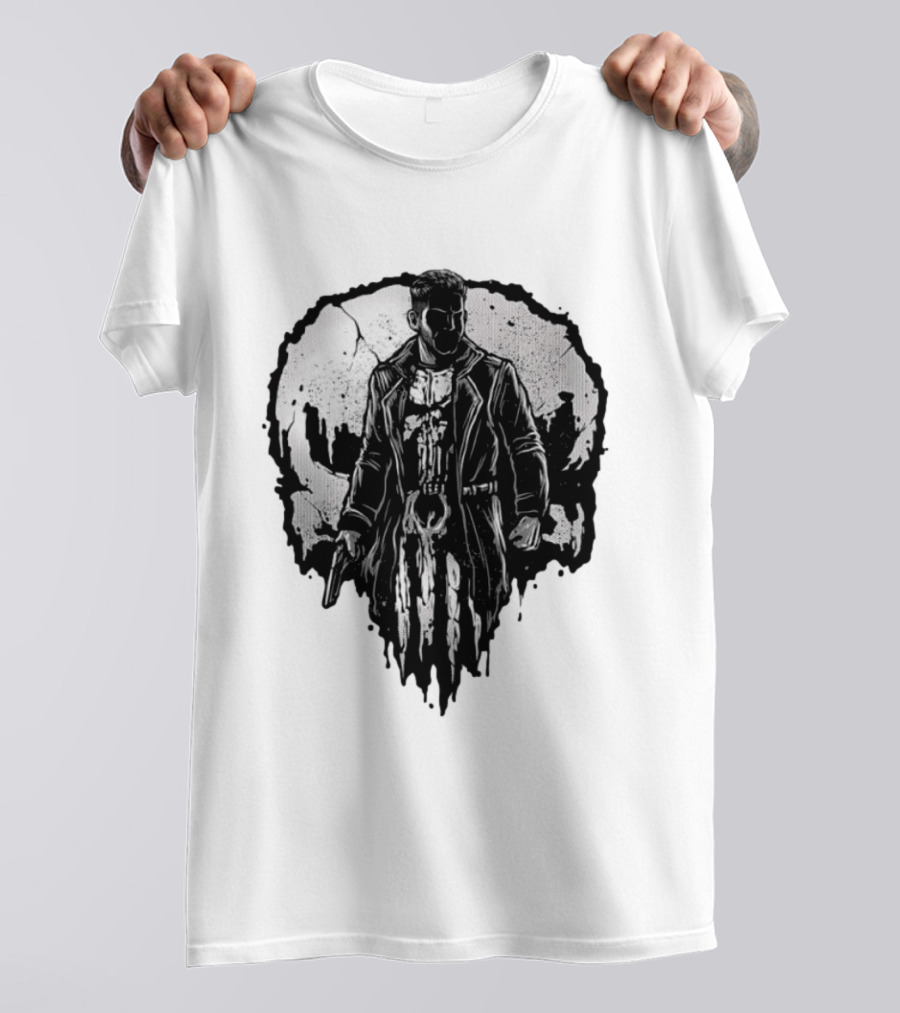 He Who Punishes Skull Emblem Marvel Comics T-Shirt