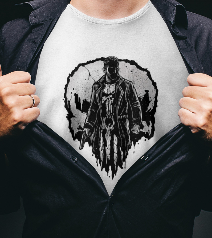 He Who Punishes Skull Emblem Marvel Comics T-Shirt