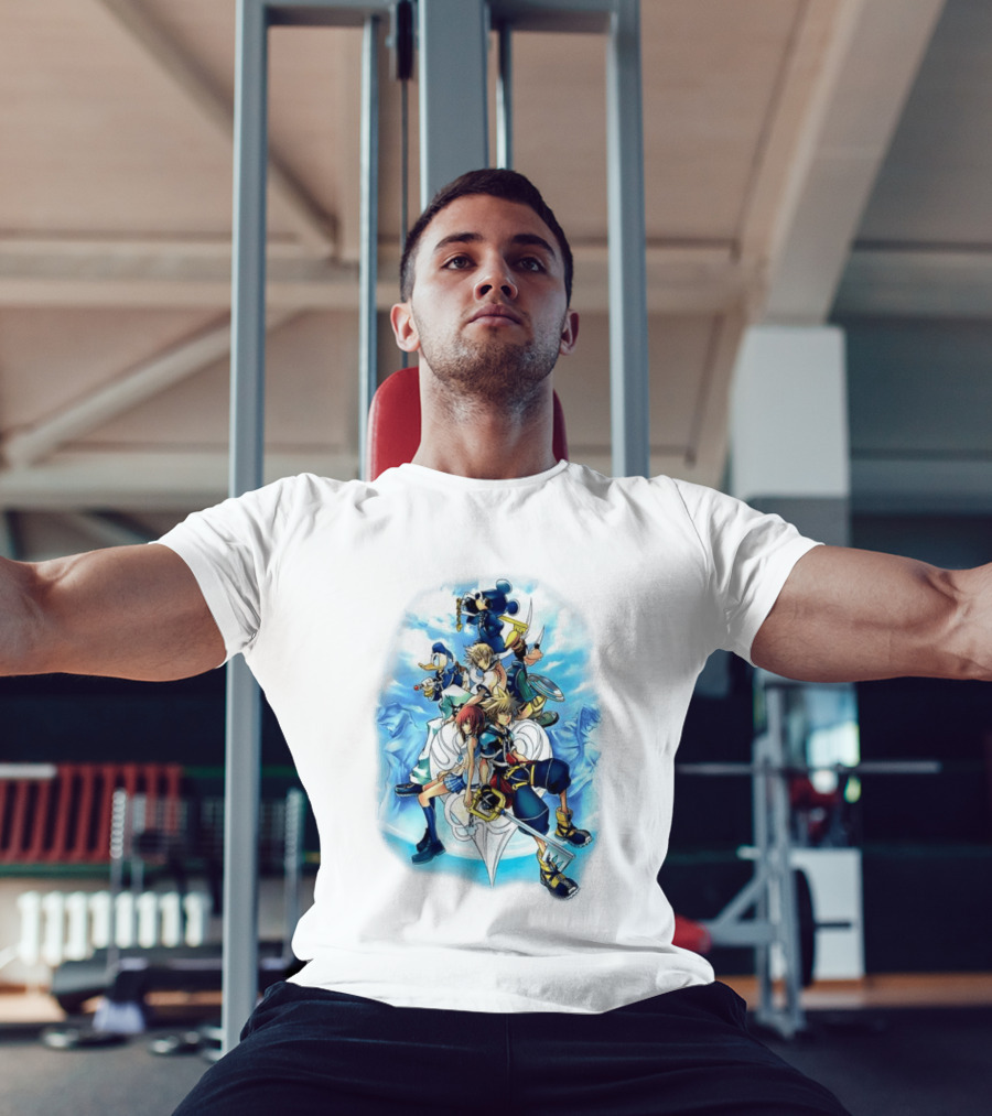Kingdom Hearts 2 Disney Characters Adventure Ensemble T-Shirt