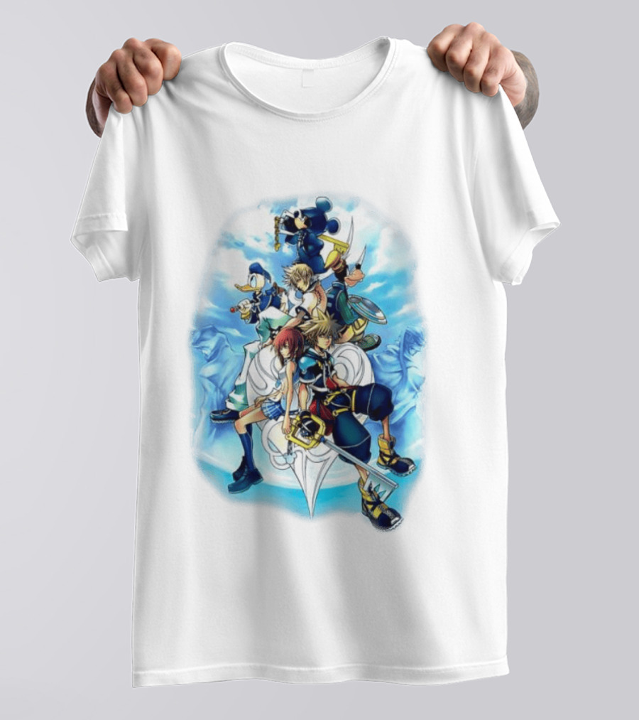 Kingdom Hearts 2 Disney Characters Adventure Ensemble T-Shirt