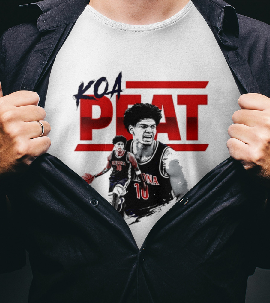 Koa Peat Arizona 10 Wildcats Basketball T-Shirt