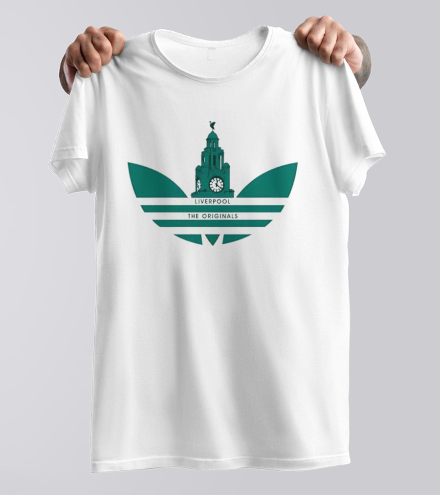 Liverpool The Originals Liver Building Wings T-Shirt