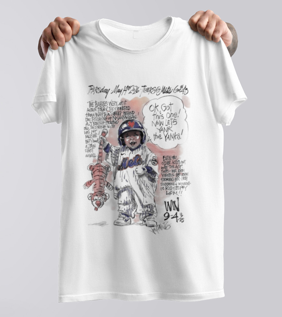 Mets Beat Tigers Game 2 Ok Got This One Now Let's Yank The Yanks T-Shirt