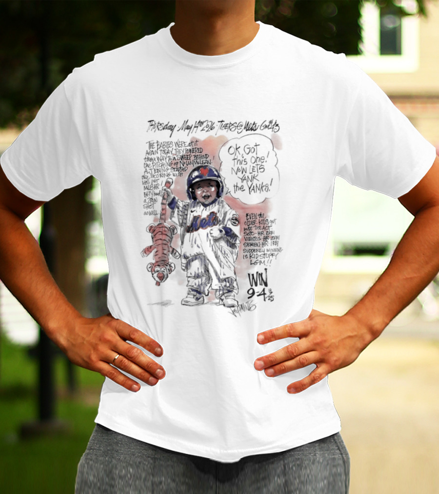 Mets Beat Tigers Game 2 Ok Got This One Now Let's Yank The Yanks T-Shirt