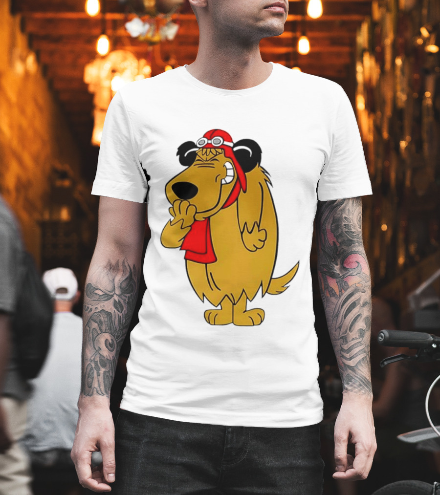 Muttley Dog Wacky Races Cartoon T-Shirt