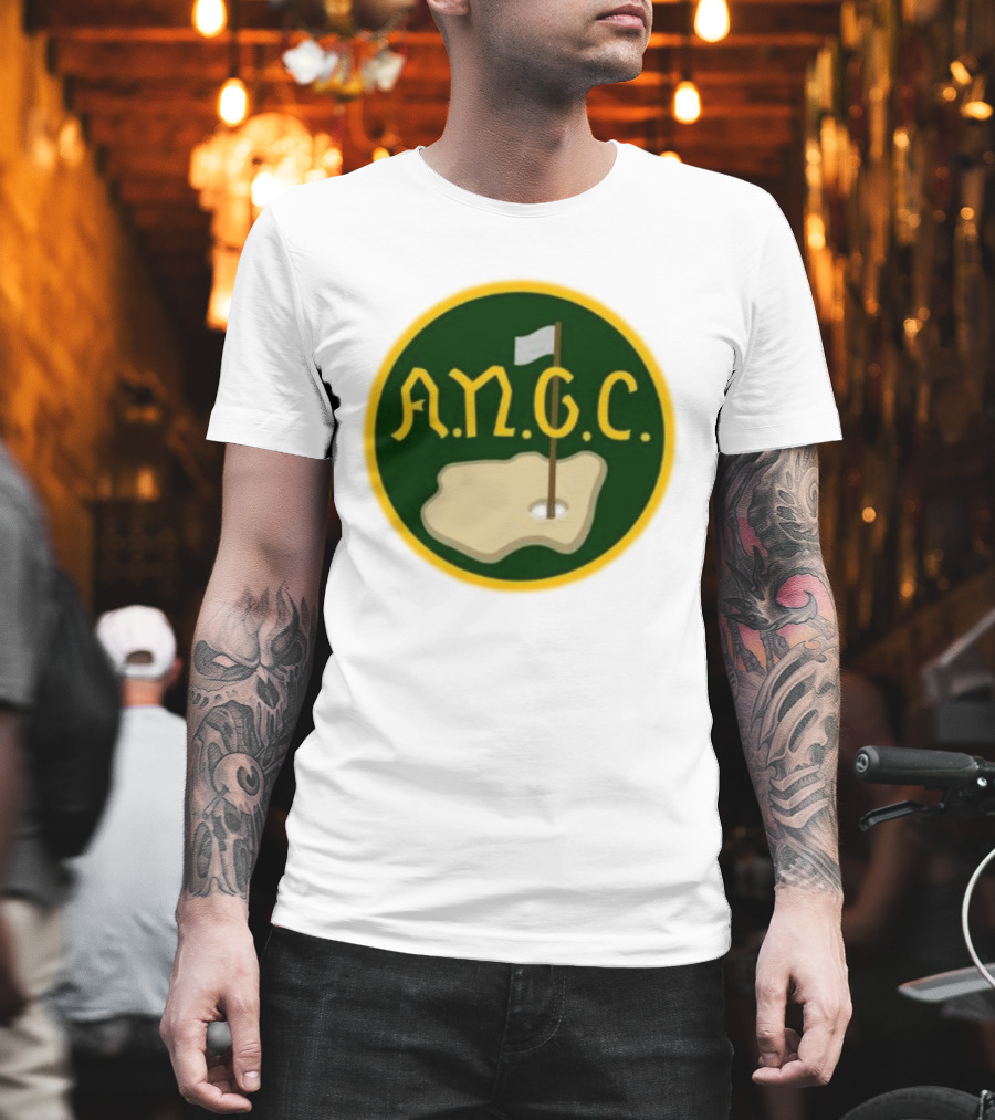 Cameron Young ANGC Golf Emblem Circular Crest T-Shirt