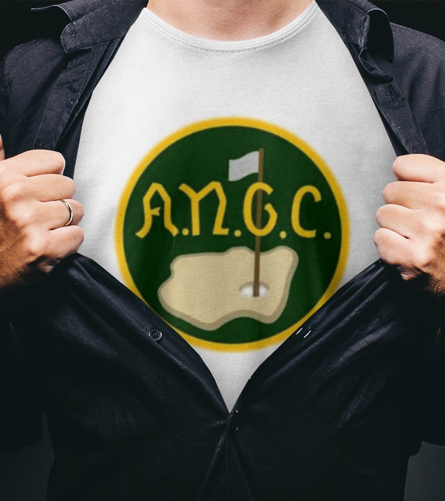 Cameron Young ANGC Golf Emblem Circular Crest T-Shirt
