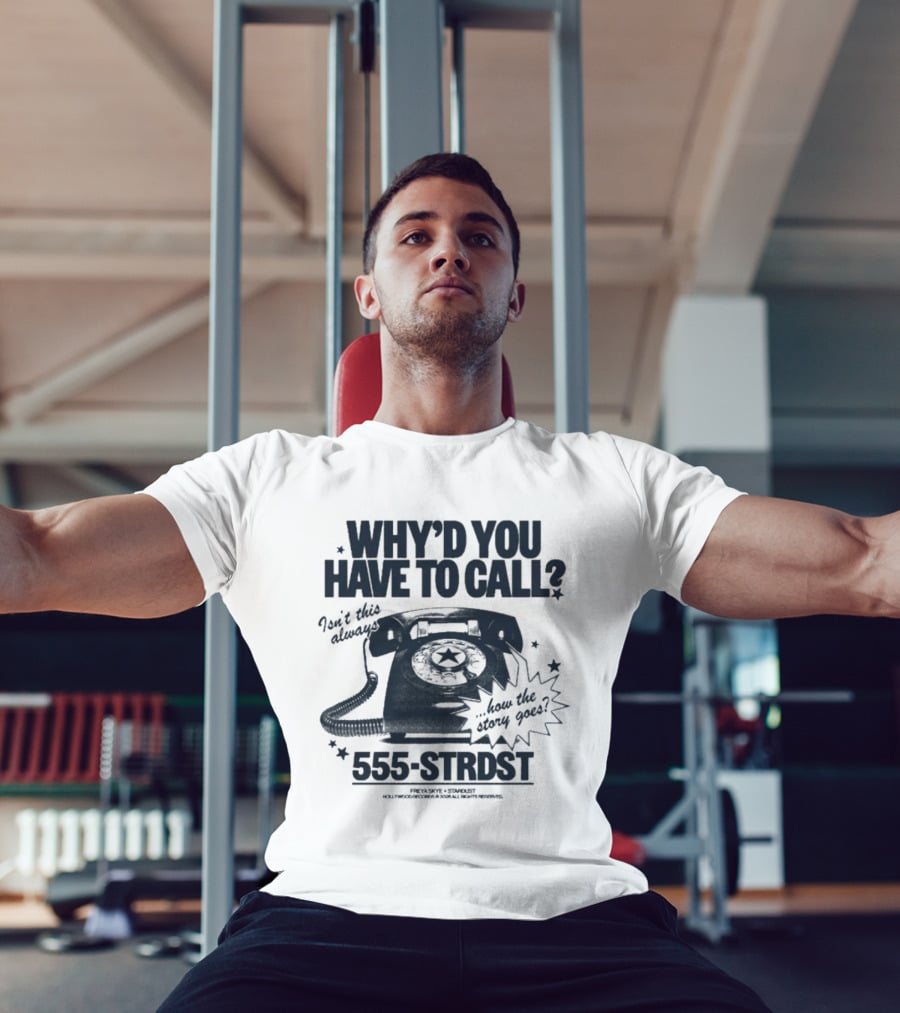 Freya Skye WYHTC Retro Phone 555 STRDST Call Message T-Shirt