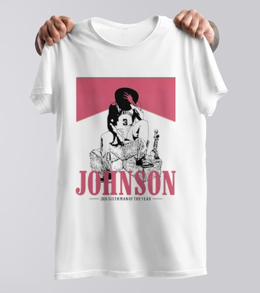 Keldon Johnson San Antonio Spurs 2026 Sixth Man Of The Year Johnson T-Shirt