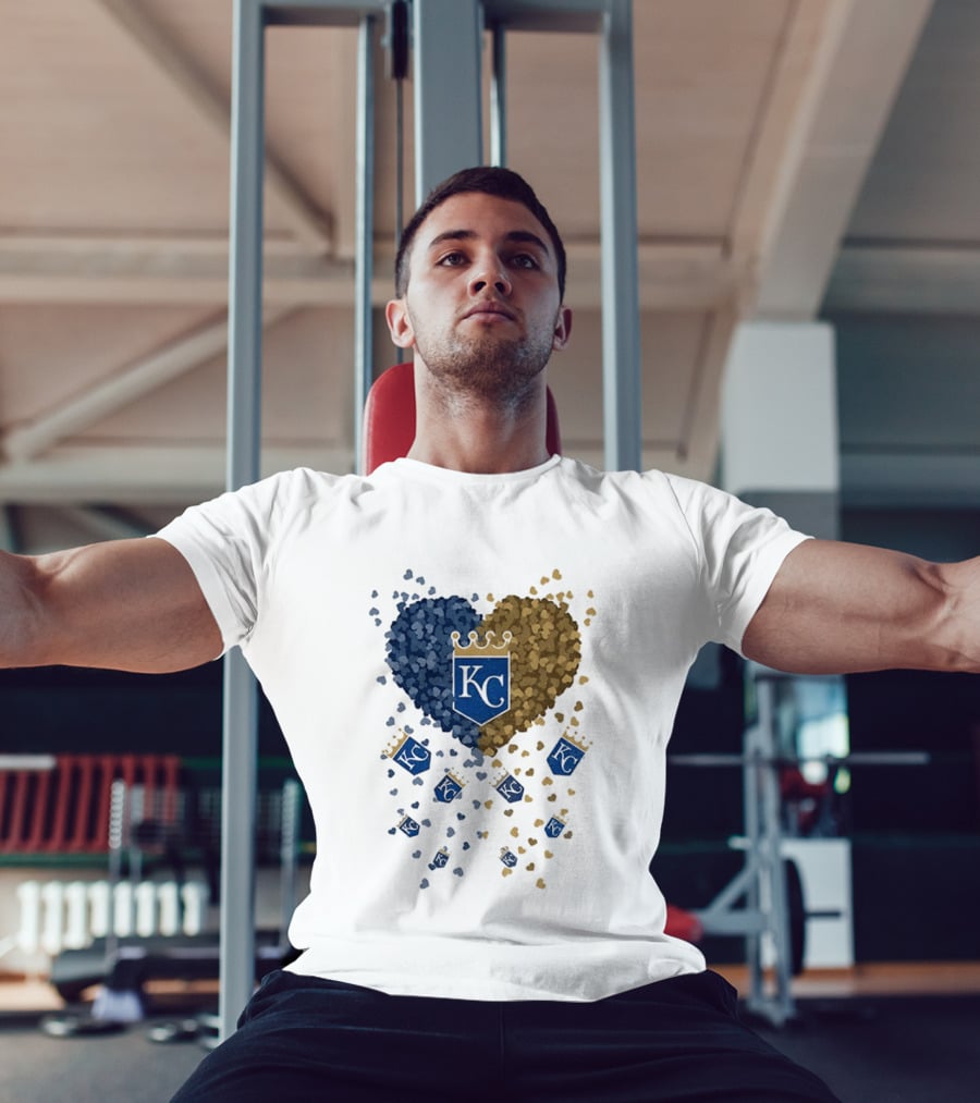 Kansas City Royals Heart KC Emblem MLB 2026 T-Shirt