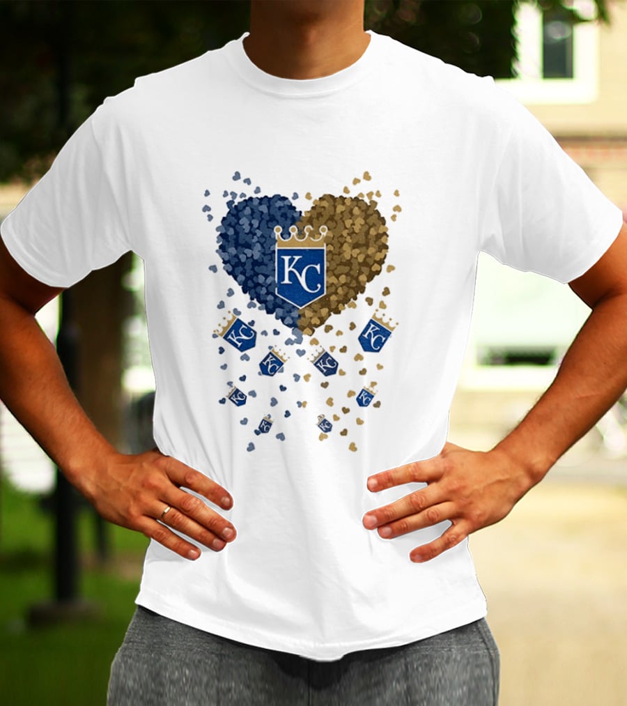Kansas City Royals Heart KC Emblem MLB 2026 T-Shirt