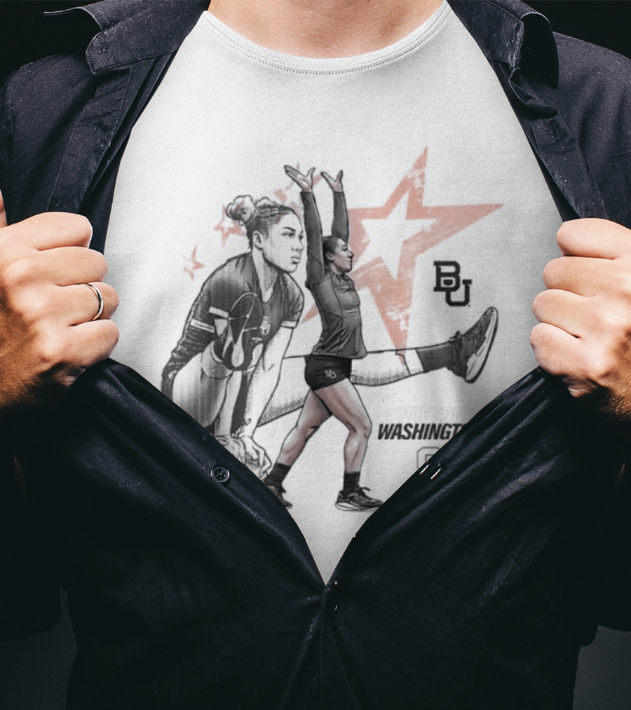 Payton Washington 9 Baylor Acrobatics And Tumbling BU Star T-Shirt