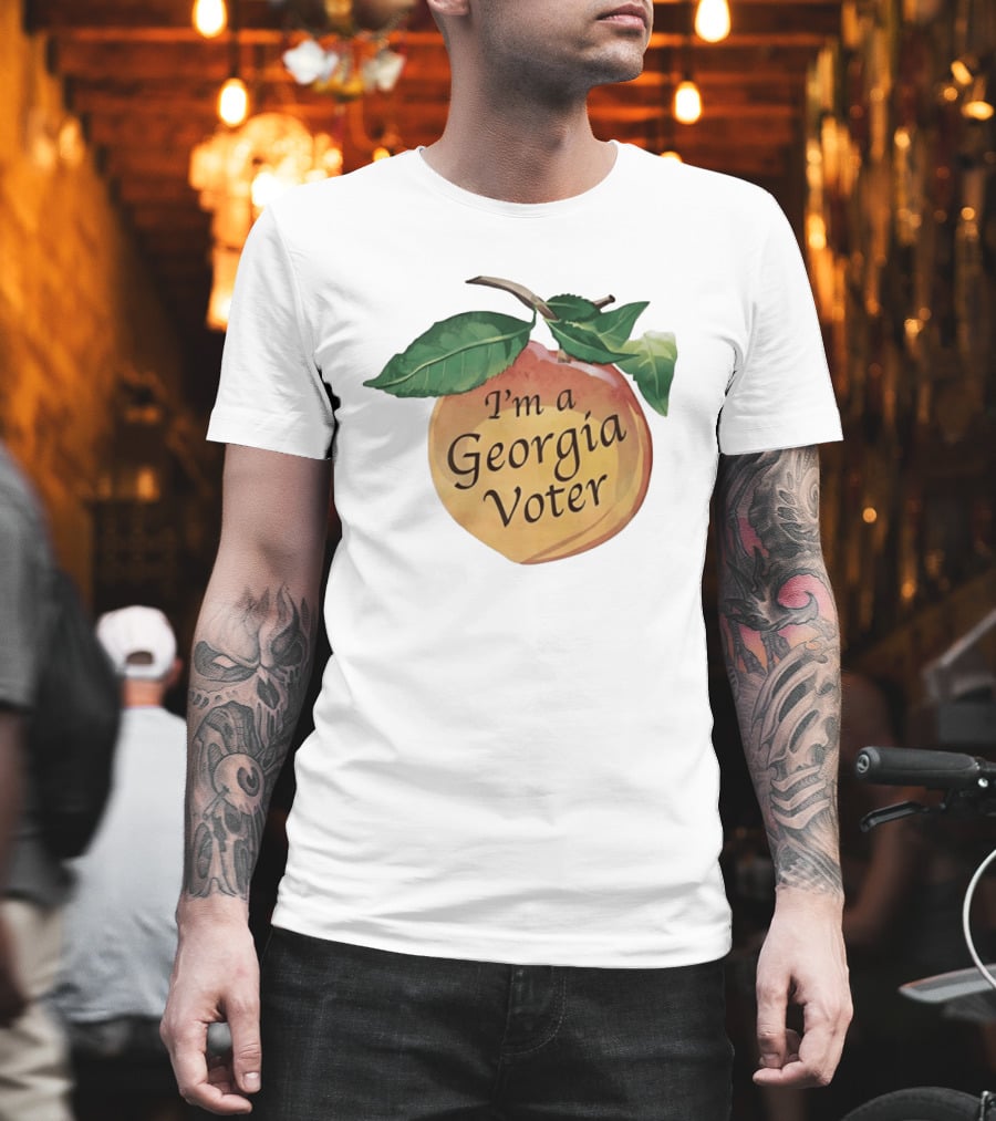 I'm A Georgia Voter Peach T-Shirt