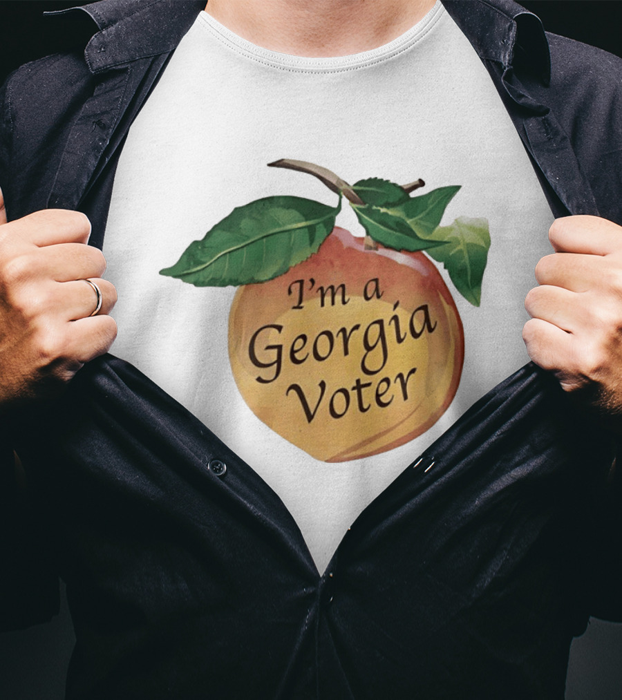 I'm A Georgia Voter Peach T-Shirt
