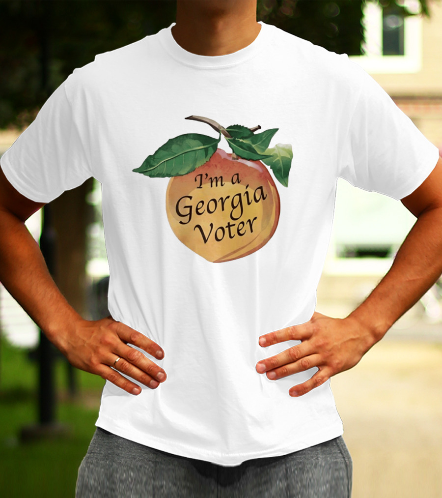 I'm A Georgia Voter Peach T-Shirt