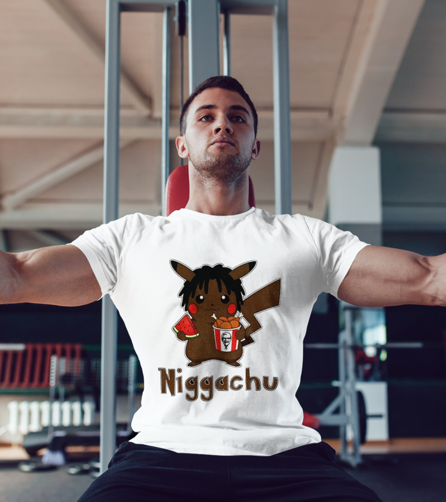 Pikachu X Nigga Niggachu KFC Meme T-Shirt