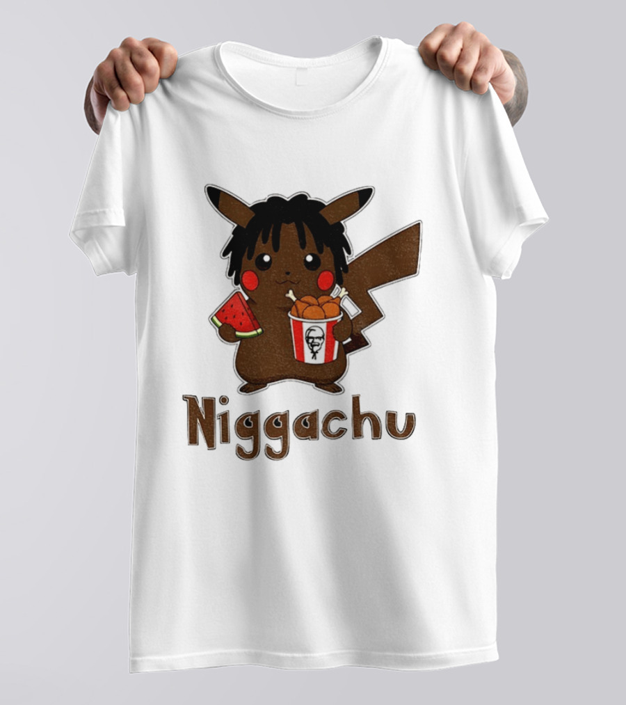 Pikachu X Nigga Niggachu KFC Meme T-Shirt