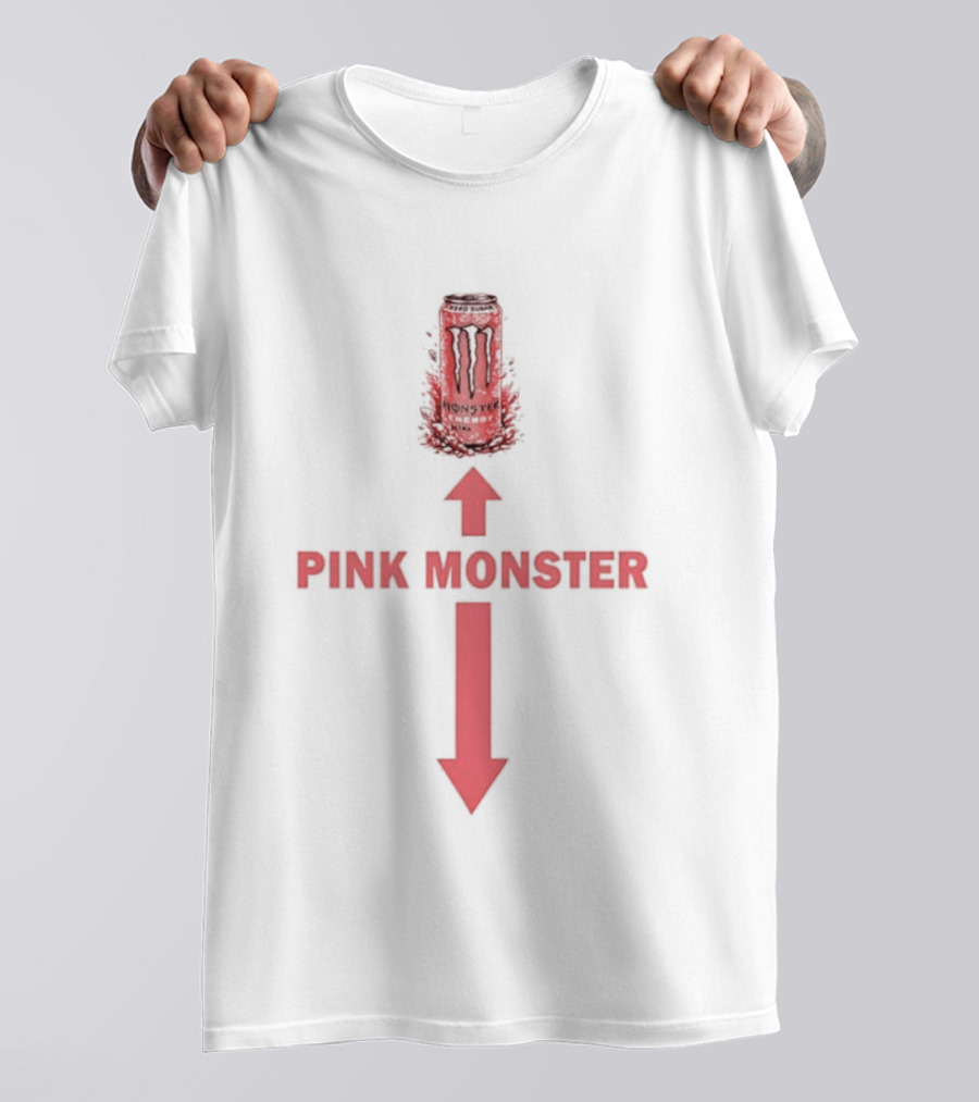 Monster Energy Ultra Rosa Pink Monster Arrows Meme T-Shirt