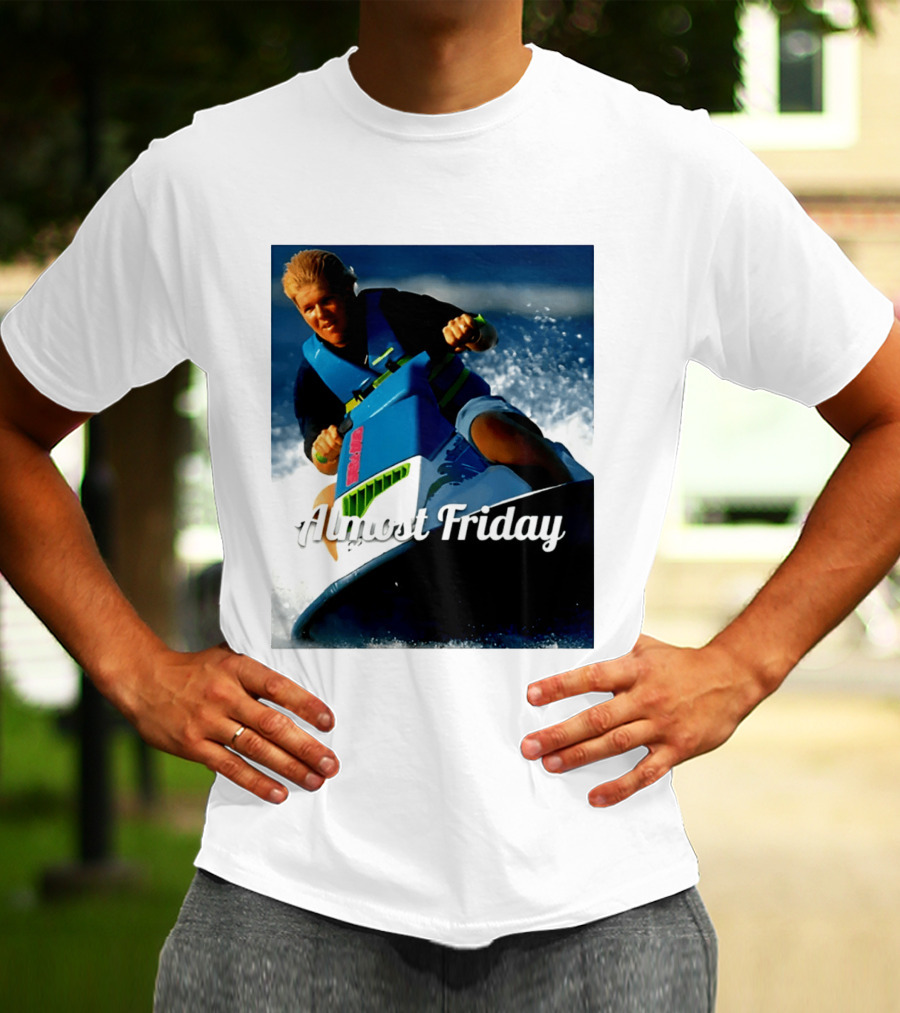John Daly Throttle Jet Ski Almost Friday T-Shirt