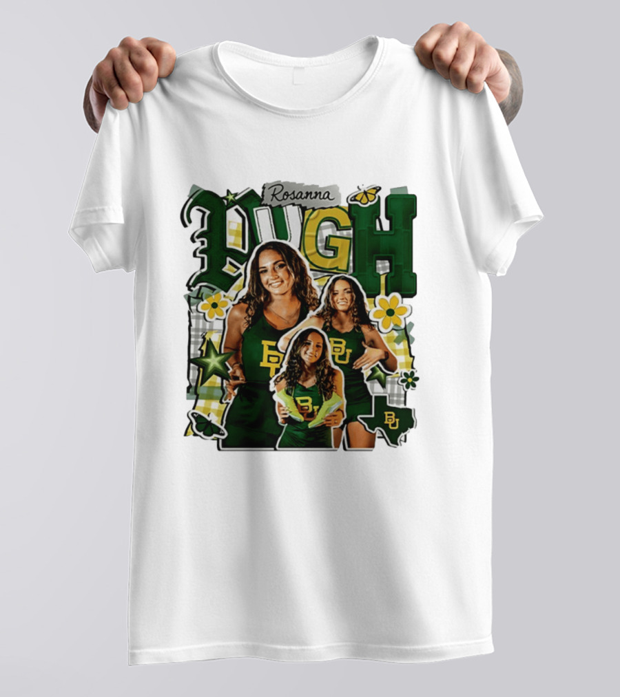 Rosanna Pugh Baylor Track And Field Team Collage T-Shirt