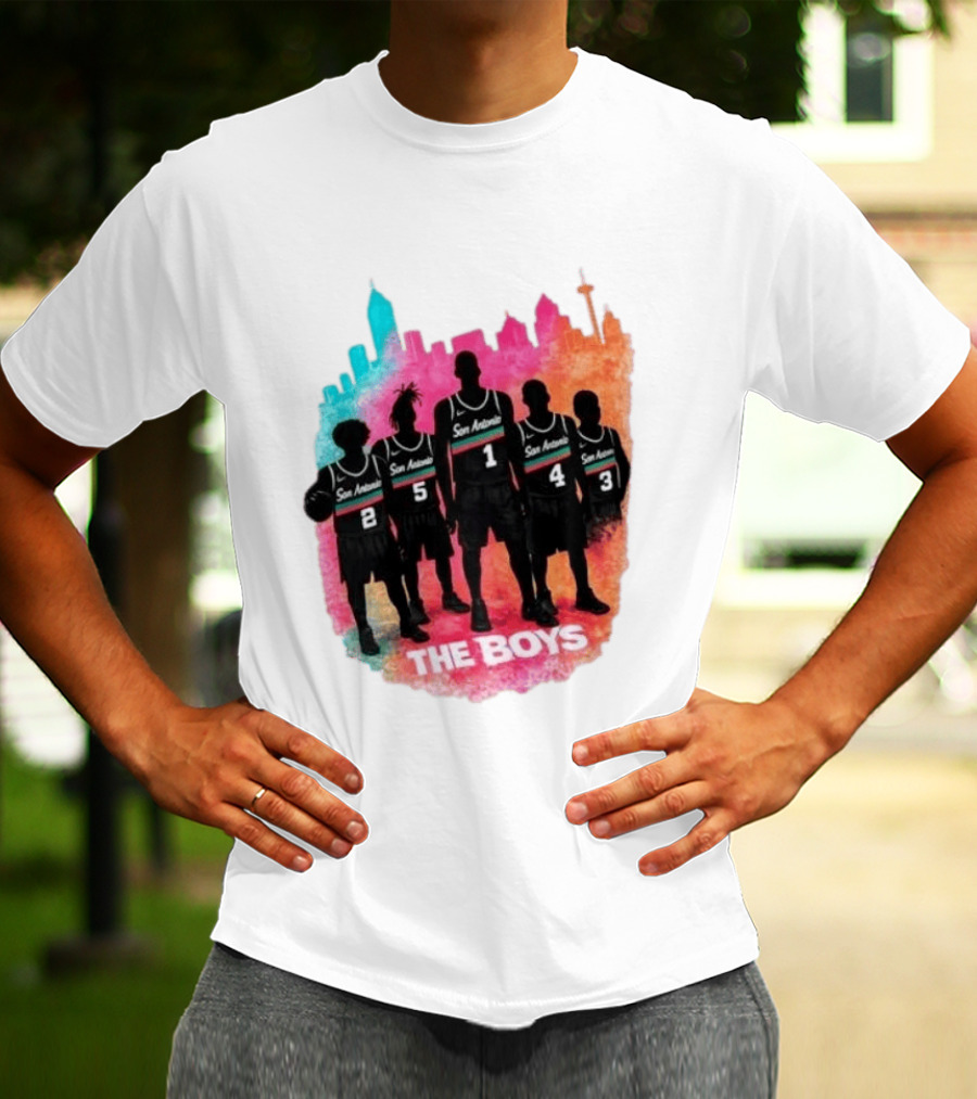 San Antonio Splash Hoops Skyline The Boys T-Shirt