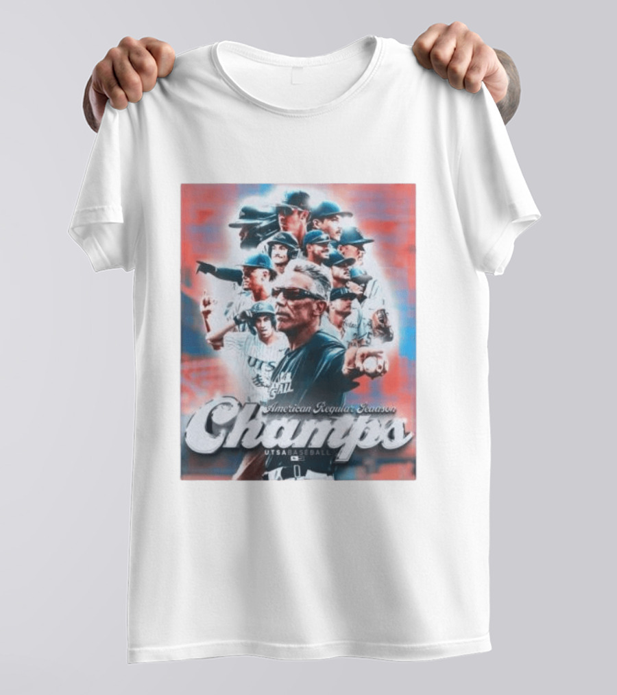 UTSA Baseball 2026 American Regular Season Champs Celebration T-Shirt