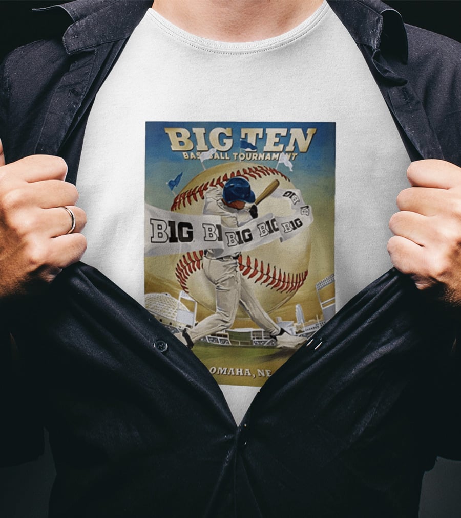 Big Ten Baseball Tournament 2026 Omaha May 19 24 T-Shirt