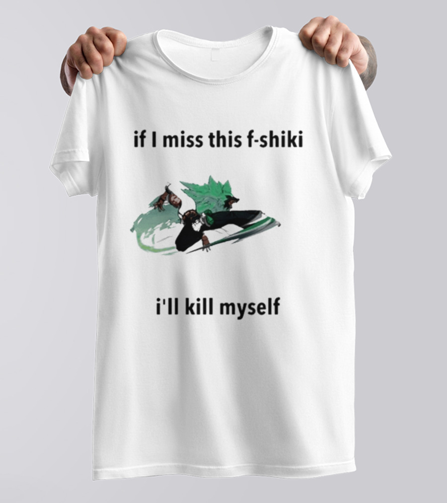 Giovanna Ggst If I Miss This F Shiki I'll Kill Myself Martial Arts Stance T-Shirt