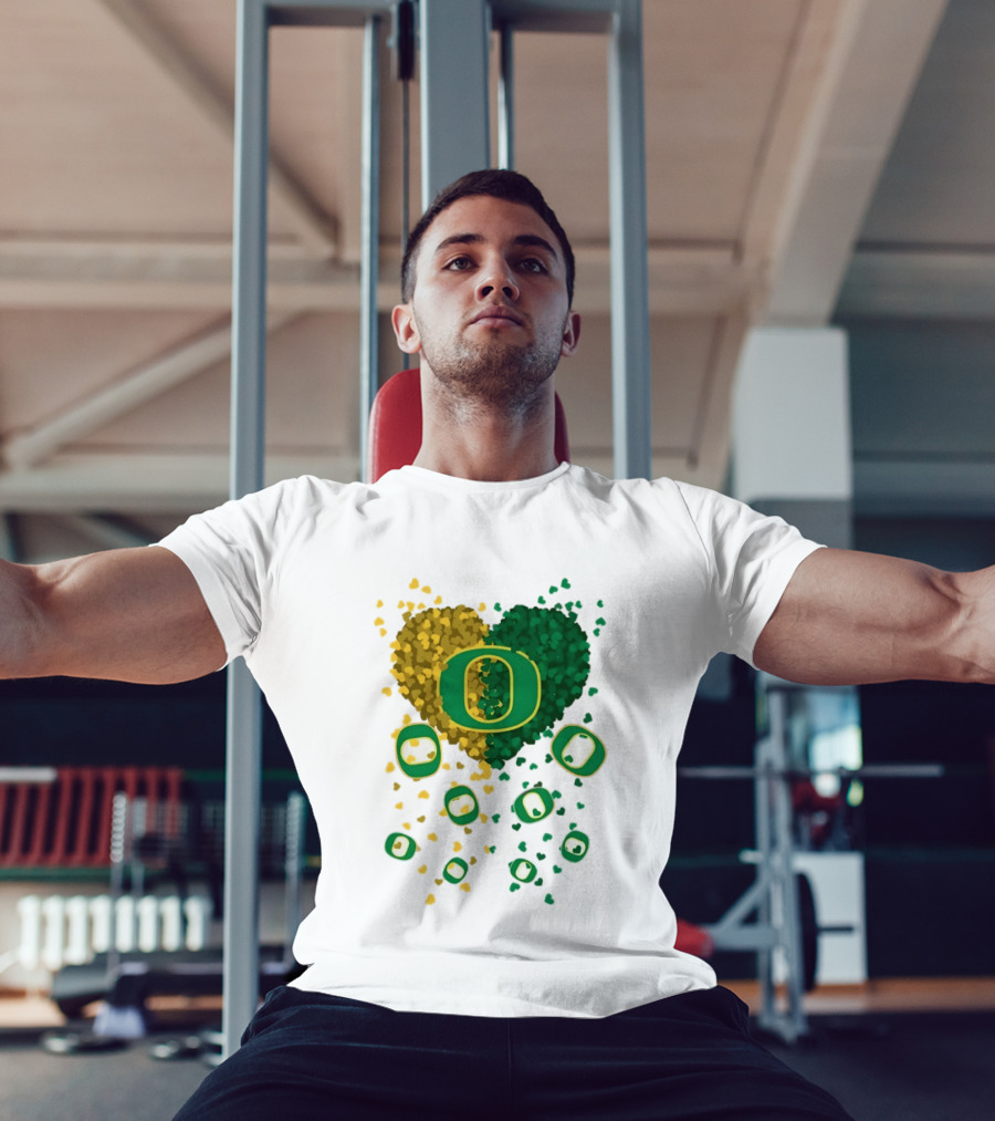 Oregon Ducks Football Heart 2026 T-Shirt