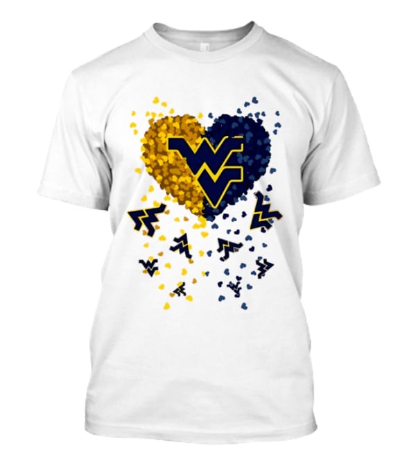 Heart Of West Virginia Mountaineers WV Football 2026 T-Shirt