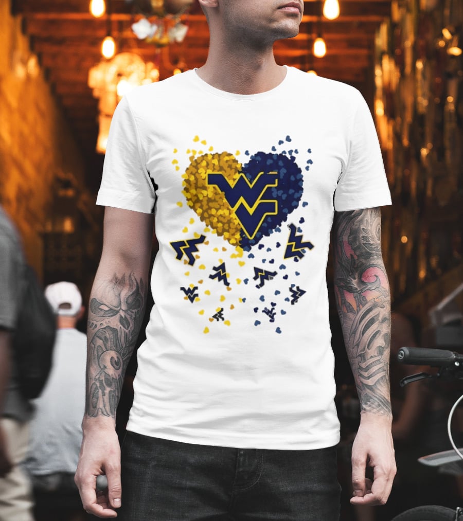 Heart Of West Virginia Mountaineers WV Football 2026 T-Shirt