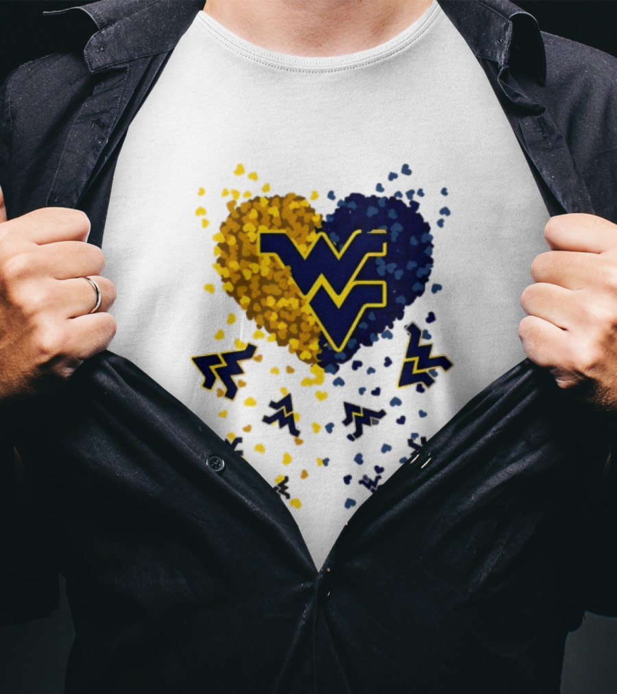 Heart Of West Virginia Mountaineers WV Football 2026 T-Shirt