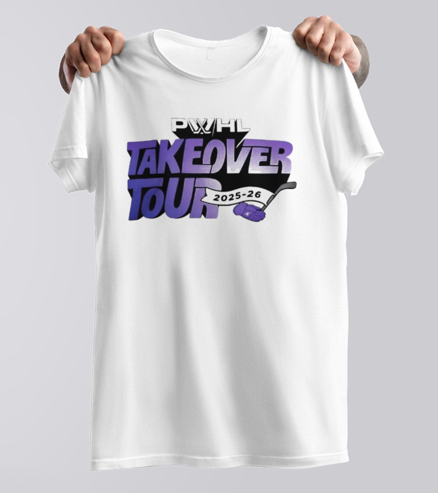 PWHL Takeover Tour 2025 26 Hockey Sideline Royalty T-Shirt